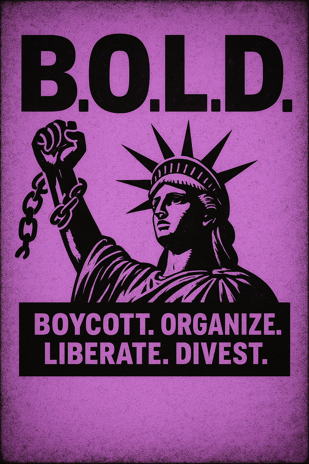 Bold Liberty Poster Tee