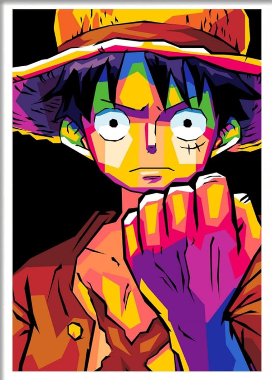 Rainbow kid with fist up